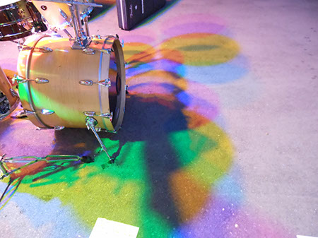 Photo - Drums Under Multilights