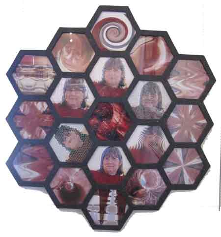 Photo (Composite) Self-Portrait Hexagons